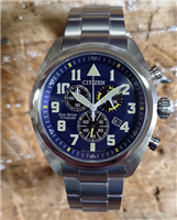 Melegnano - via V. Veneto, 5 - Orologio Citizen Uomo Supertitanio - Crono in Titanio AT2480-81L - AT2480-81L